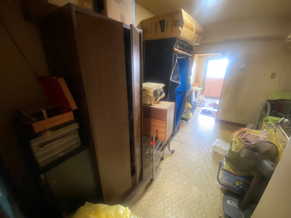 名古屋市中川区N様の引越し後の残置物撤去画像